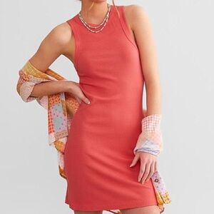 Z Supply Carolina Mini Dress Mineral Red XS